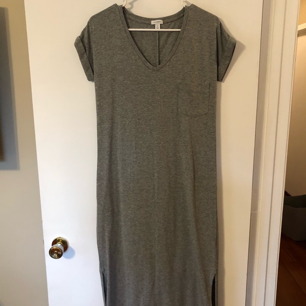 Grey tshirt dress